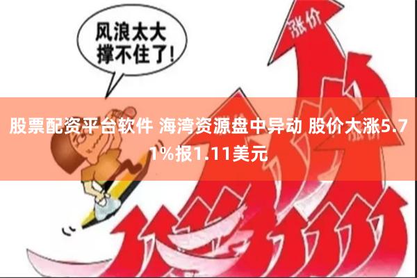 股票配资平台软件 海湾资源盘中异动 股价大涨5.71%报1.11美元